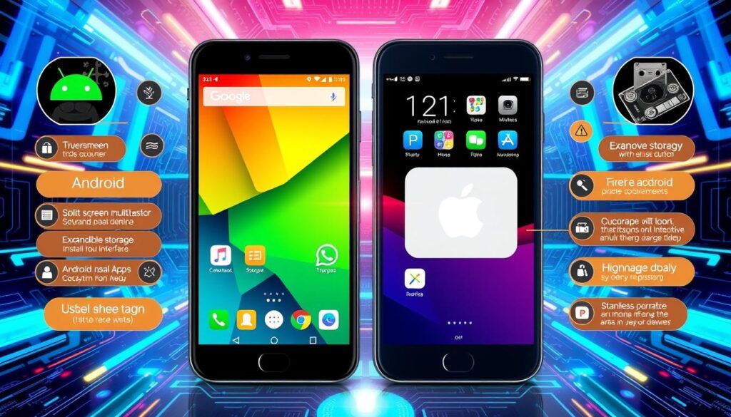 android features comparisons